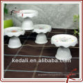 Hot Style White Ceramic Porcelain Cake Plate Dish Dinner Set Tableware